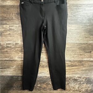 White House Black Market Black Skinny Leg Ankle Dress Pants